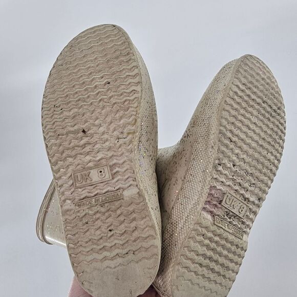 Hunter boots sparkle white 10 little girls 9 boys rain toddler - Picture 5 of 5